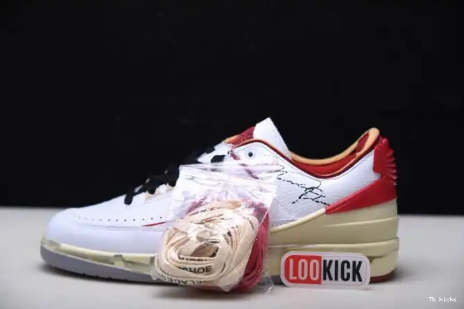 Rep TBK Low Red SP Retro White 2 Off-White Jordan DJ4375-106 0427